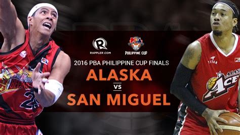 PBA Live Streaming: Alaska vs San Miguel (December 3, 2016).